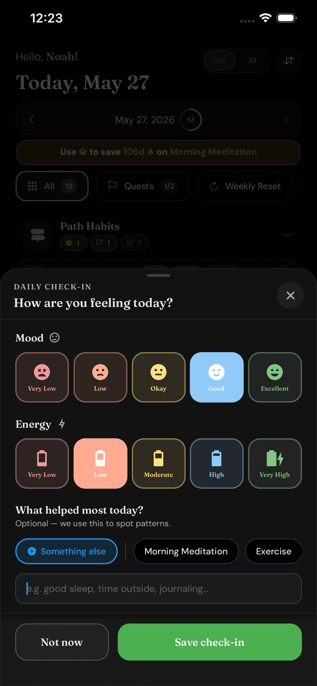 Lazy Panda — The feeling before the checkmark—and after.